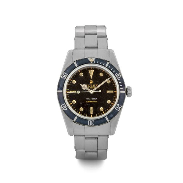 Rolex - Submariner ref 5508 ‘Small Crown’ in steel, gilt dial, circa 1959