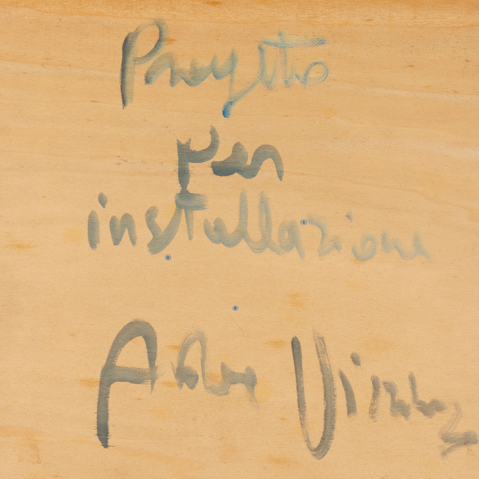 Andrea Vizzini - Progetto per installazione