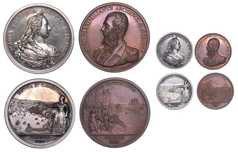 TRIESTE. Lotto di quattro medaglie.  - Auction Numismatics - Medals and popes - II - Cambi Casa d'Aste