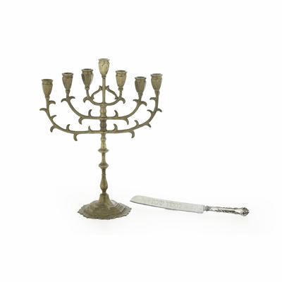 Menorah e Tagliacarte, Arte Ebraica XIX Secolo