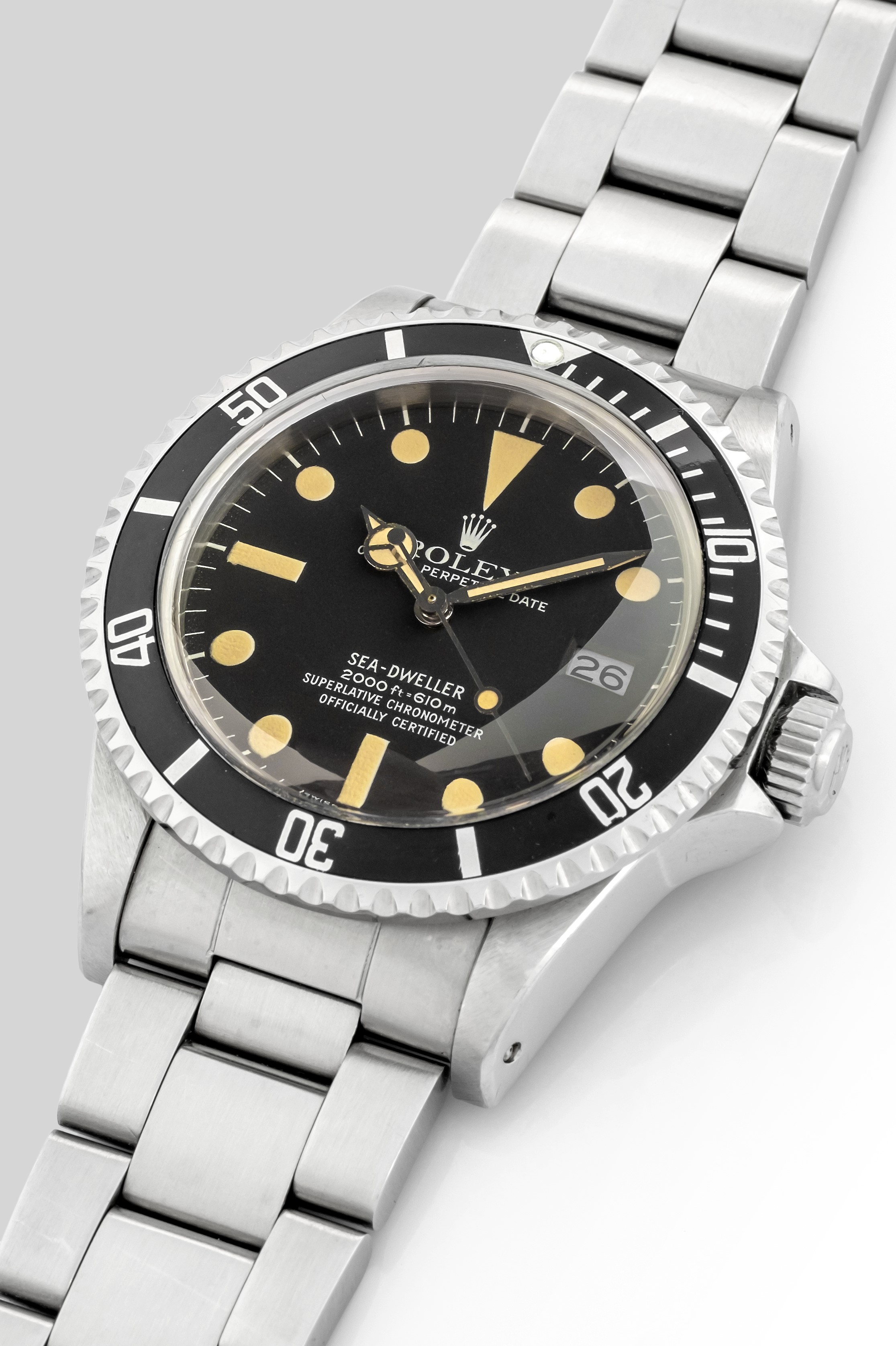 Rolex - Sea-dweller "great White" Ref 1665, Quadrante Mk i con Scatola e Garanzia, Circa 1979