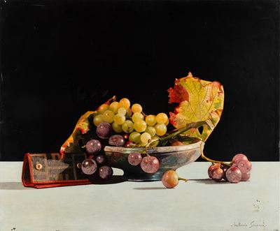 Senza titolo, olio su tavola