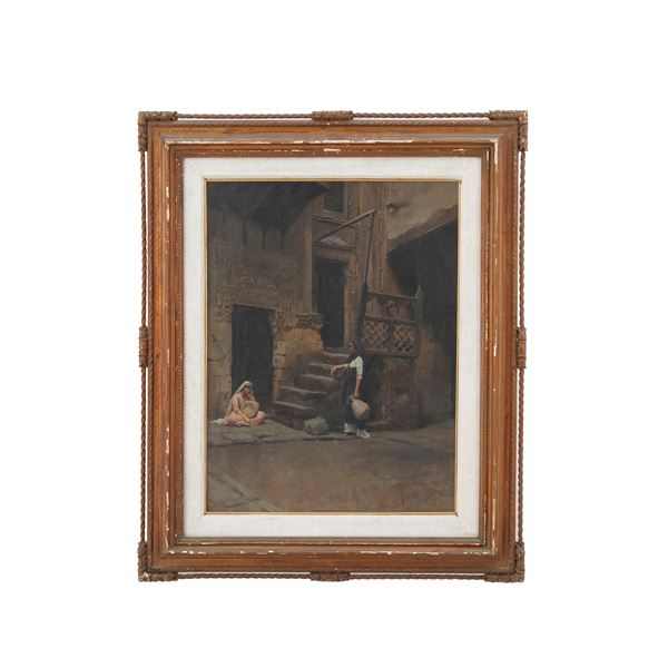 A firma Scarselli Scena ortientalista