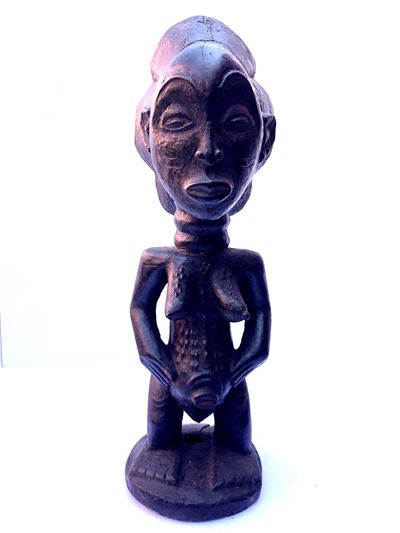 Scultura Luba Repubblica del Congo. Vecchia Manifattura del XX Secolo