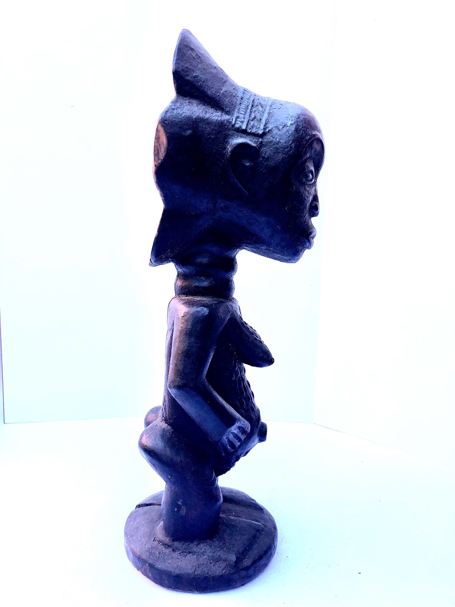 Scultura Luba Repubblica del Congo. Vecchia Manifattura del XX Secolo