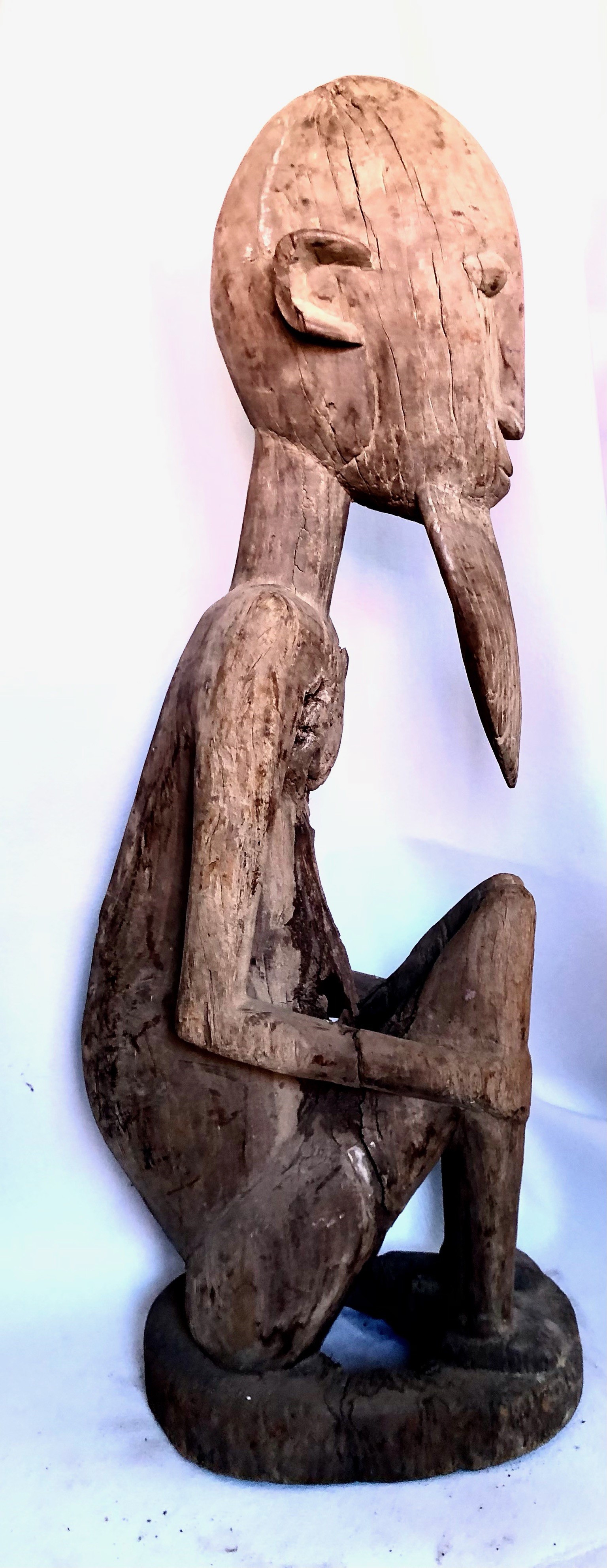 Grande Scultura Dogón, Mali, Vecchia Manifattura del XX Secolo