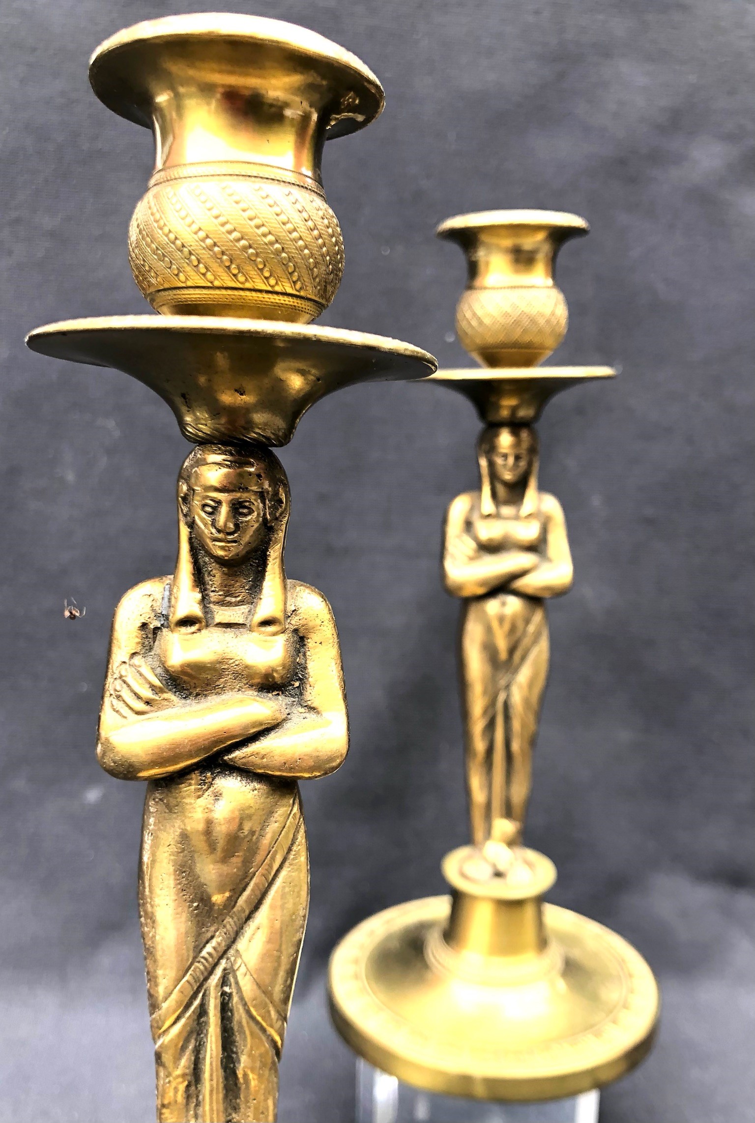Due Candelieri in Bronzo, Retour D’egypte