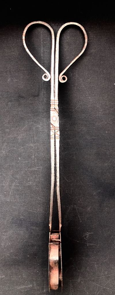 Raro Calamistro in Ferro Forgiato, XVIII Secolo