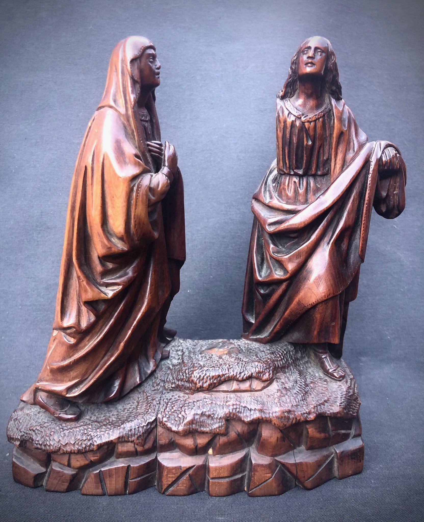 Artista Fiammingo, XVII Secolo, Golgota, Scultura in Bosso