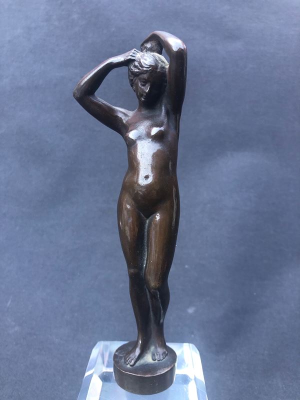 SCULTORE DELL'INIZIO XX SECOLO, PICCOLO NUDO DI RAGAZZA