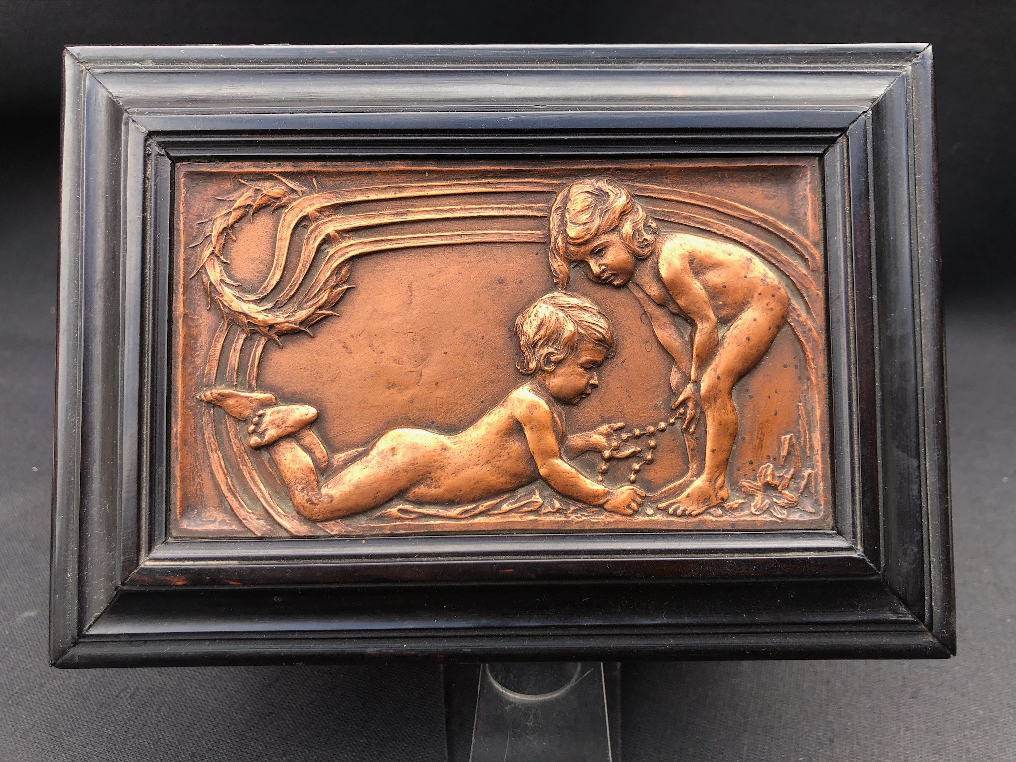 Artefice del 1908. Scrigno Figurato. Pezzo Unico
