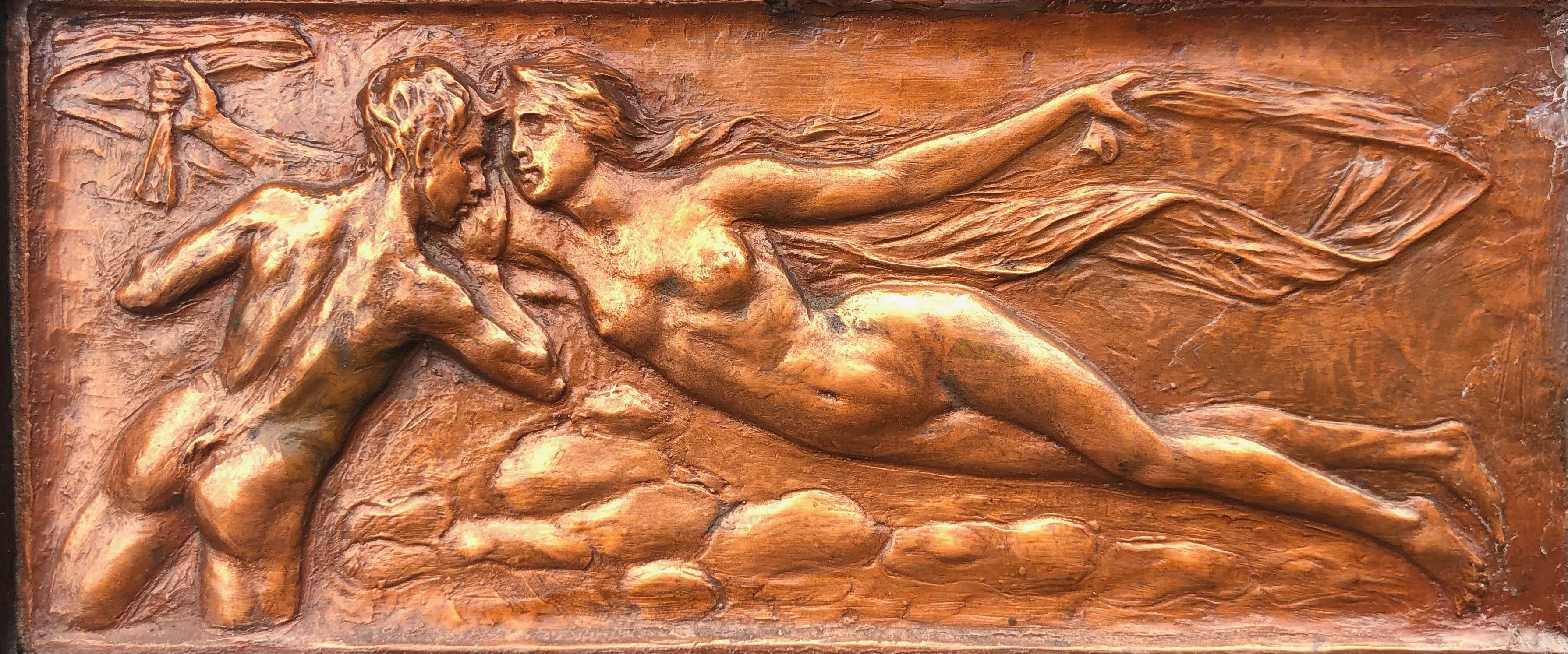 Artefice del 1908. Scrigno Figurato. Pezzo Unico