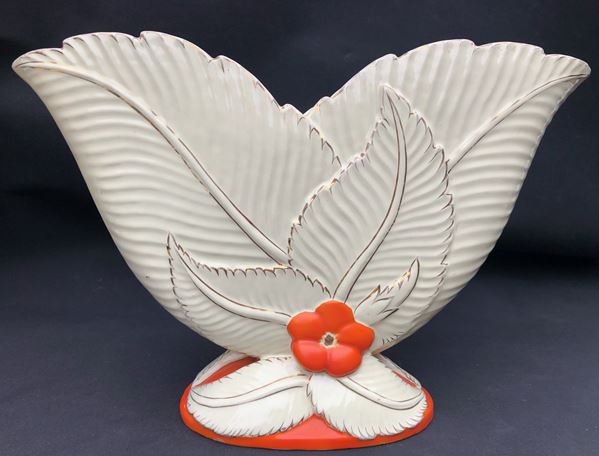 MANIFATTURA LOMBARDA, 1940 ca., GRANDE VASO DECORATIVO