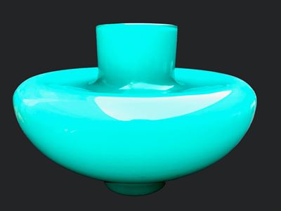 Vistosi, Murano Grande Vaso Incamiciato, 1970-1980 Ca.
