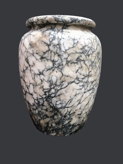 Grande Vaso in Alabastro Venato, Italia 1930 Ca.