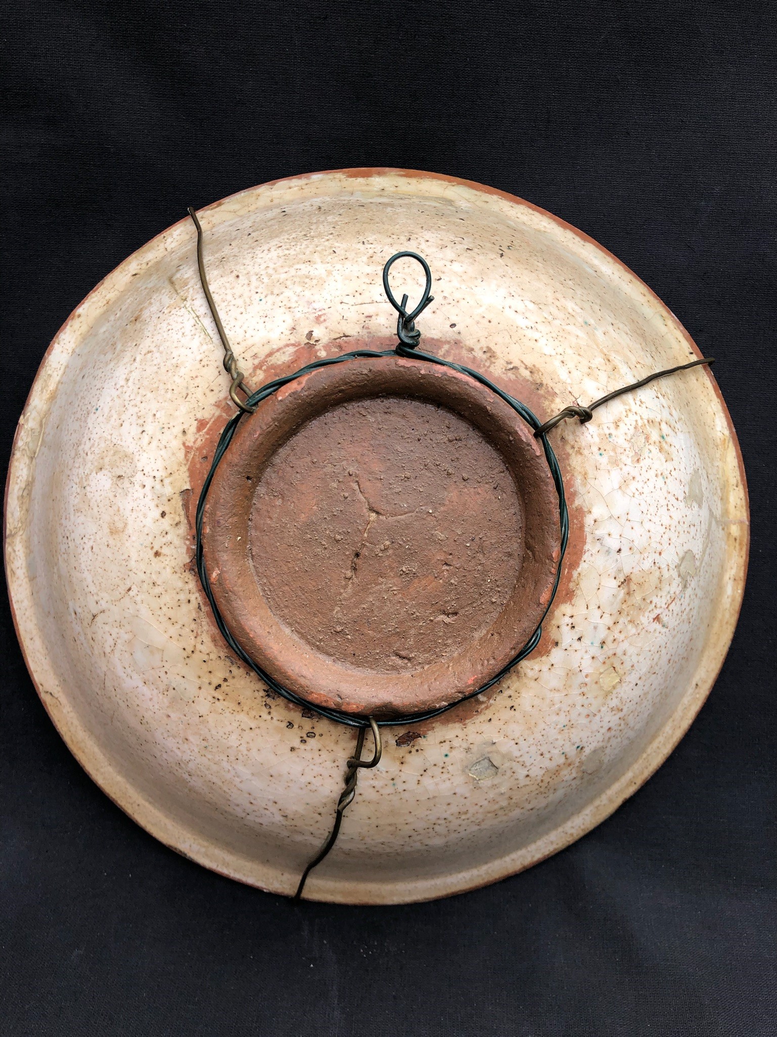 Piatto Islamico Terracotta Invetriata