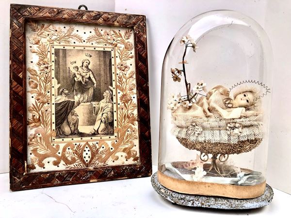 DUE OGGETTI RELIGIOSI, XIX-XX SECOLO