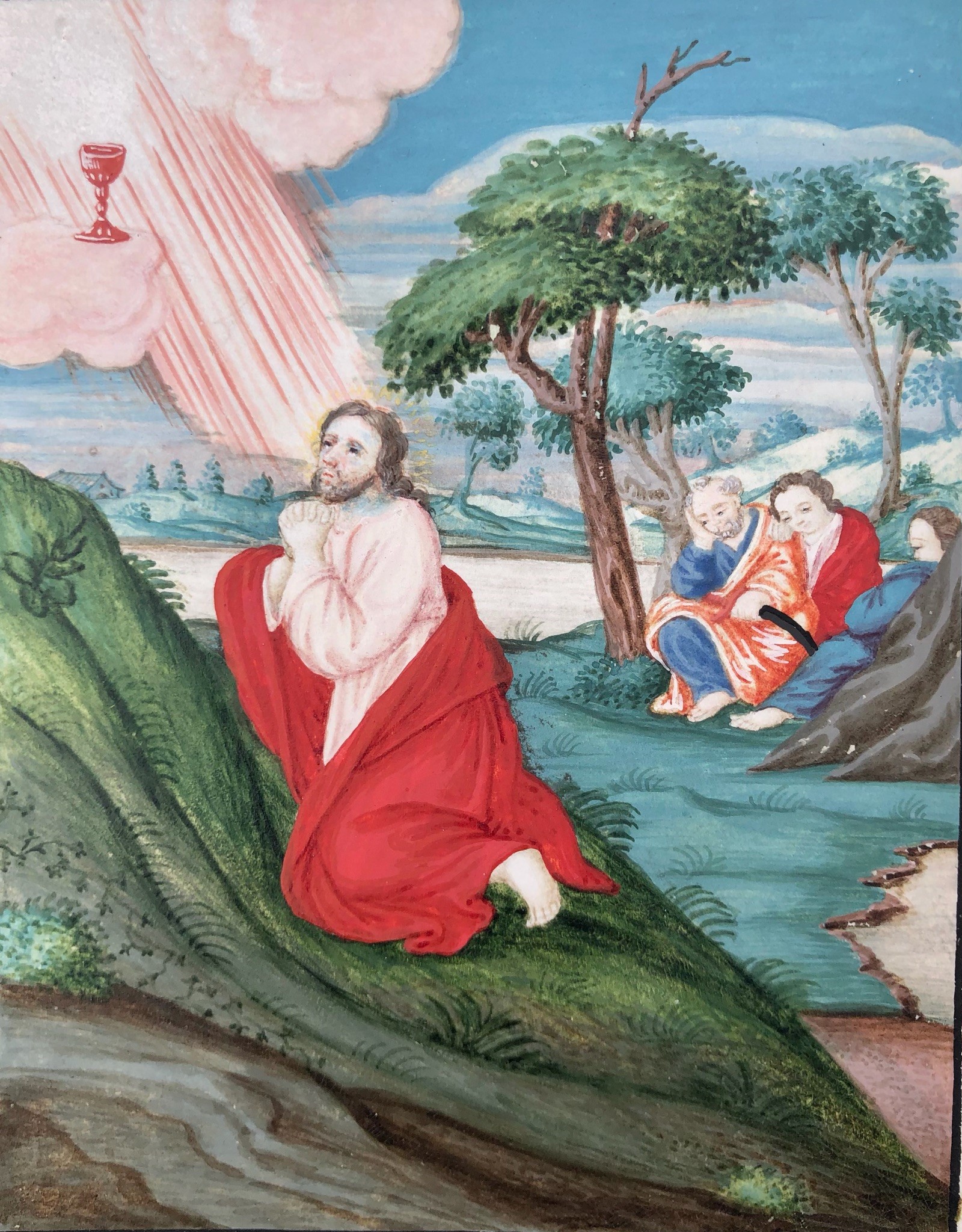 Coppia di Miniature in Cornice, XIX Secolo