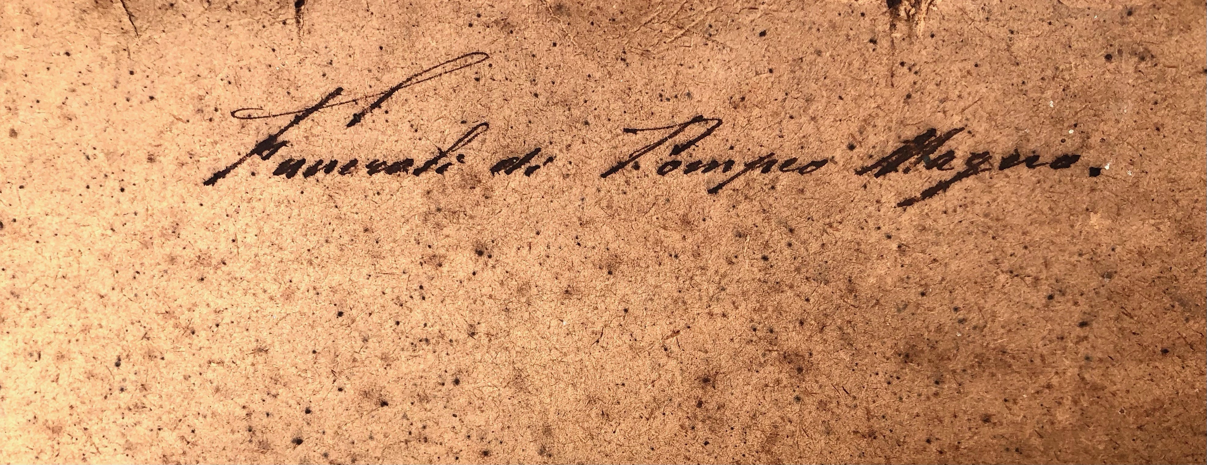 Pittore Italiano, XIX-XX Secolo, Funerali di Pompeo Magno
