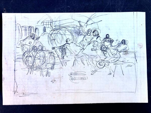 FRANCESCO VINEA (1845- 1902). 6 CARTE CON 10 STUDI