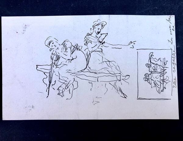 FRANCECO VINEA (1845- 1902). 7 CARTE CON 12 STUDI