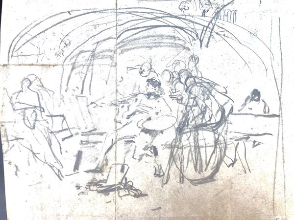 FRANCESCO VINEA (1845- 1902). 7 CARTE CON 11 STUDI