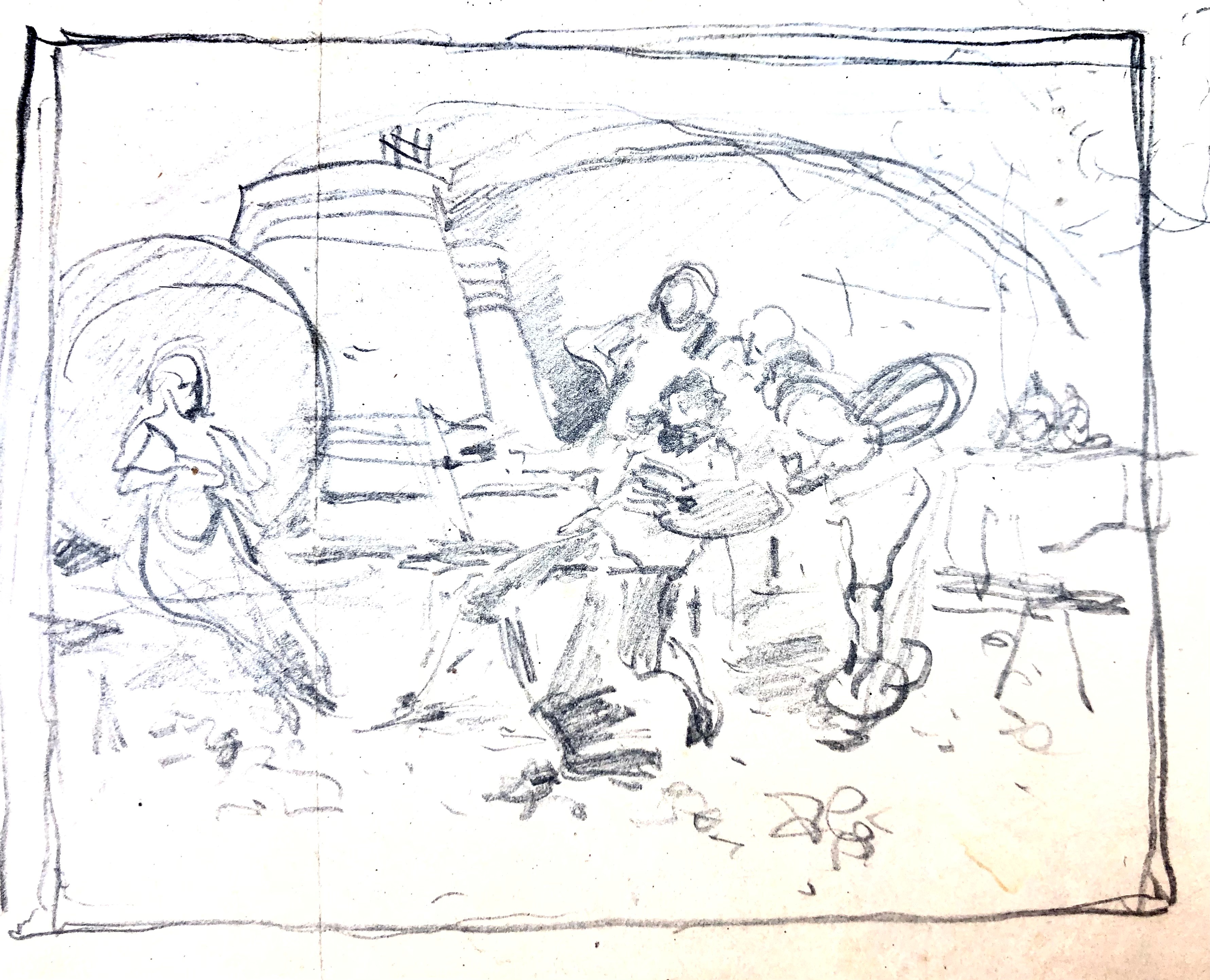 Francesco Vinea (1845- 1902). 7 Carte con 11 Studi