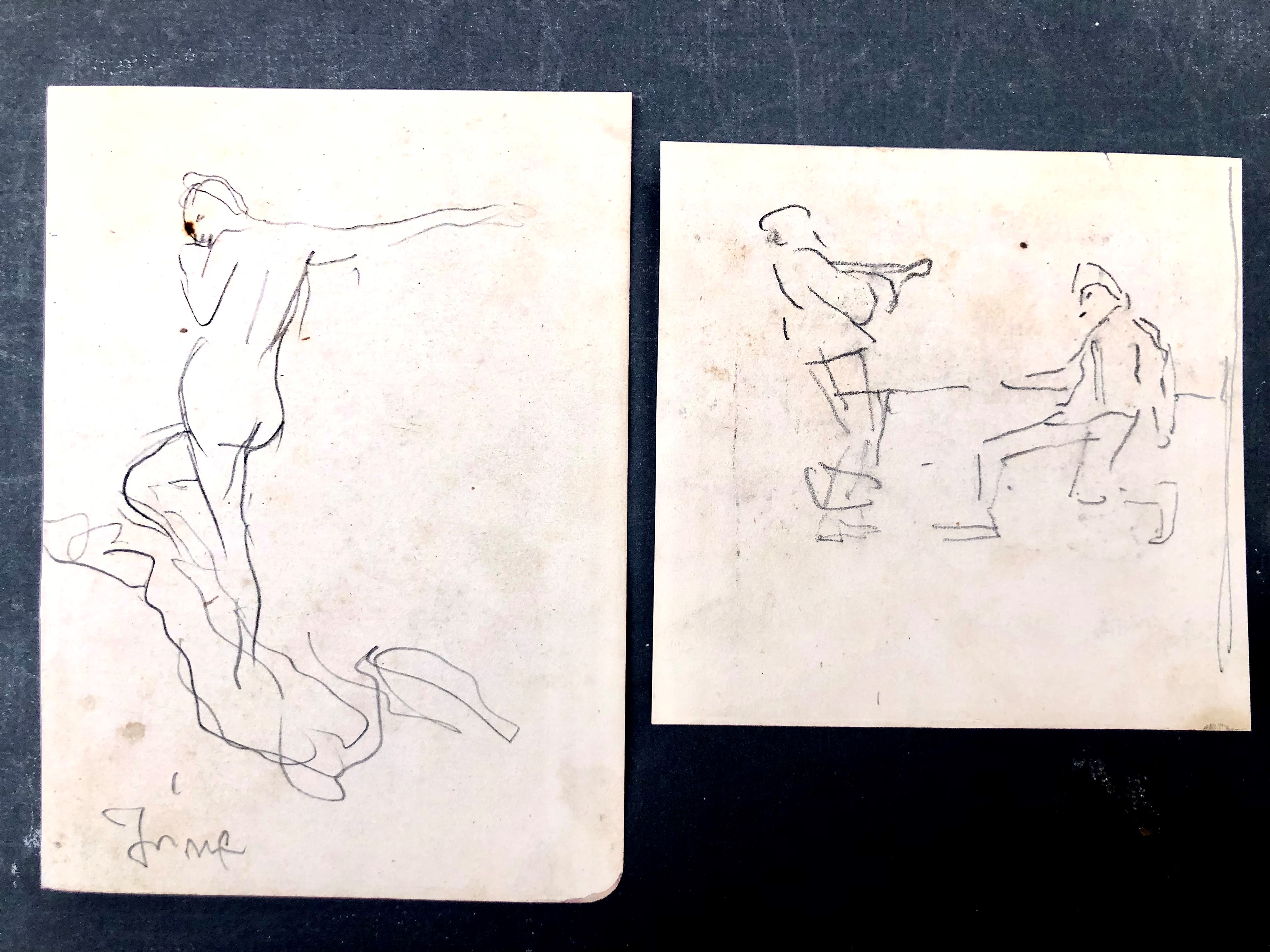 Francesco Vinea (1845- 1902). 11 Carte con 15 Studi