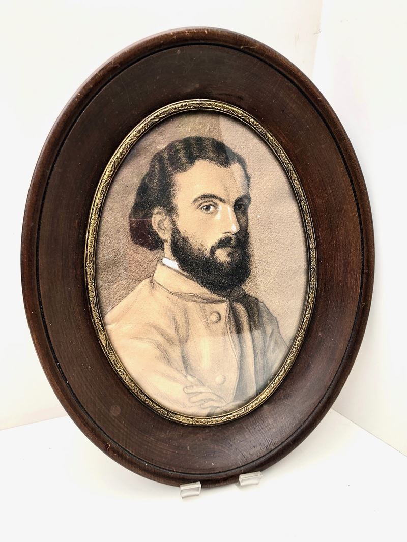 "AUTORITRATTO", XIX SECOLO  - Asta Art & Trouvailles. Oltre 200 lotti ad offerta libera - Cambi Casa d'Aste