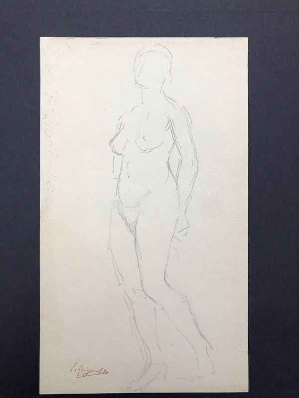 EUGENE GUIGNOLOT (1858 -1918) 1 DISEGNO E UN’ACQUAFORTE