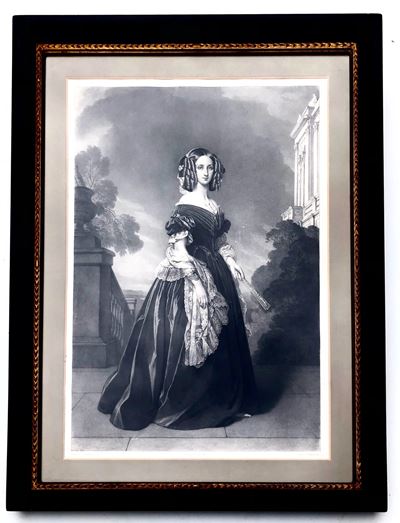 Da Franz Winterhalter (1805-1873) Ritratto di Luisa D’orleans Regina del Belgio, 1844