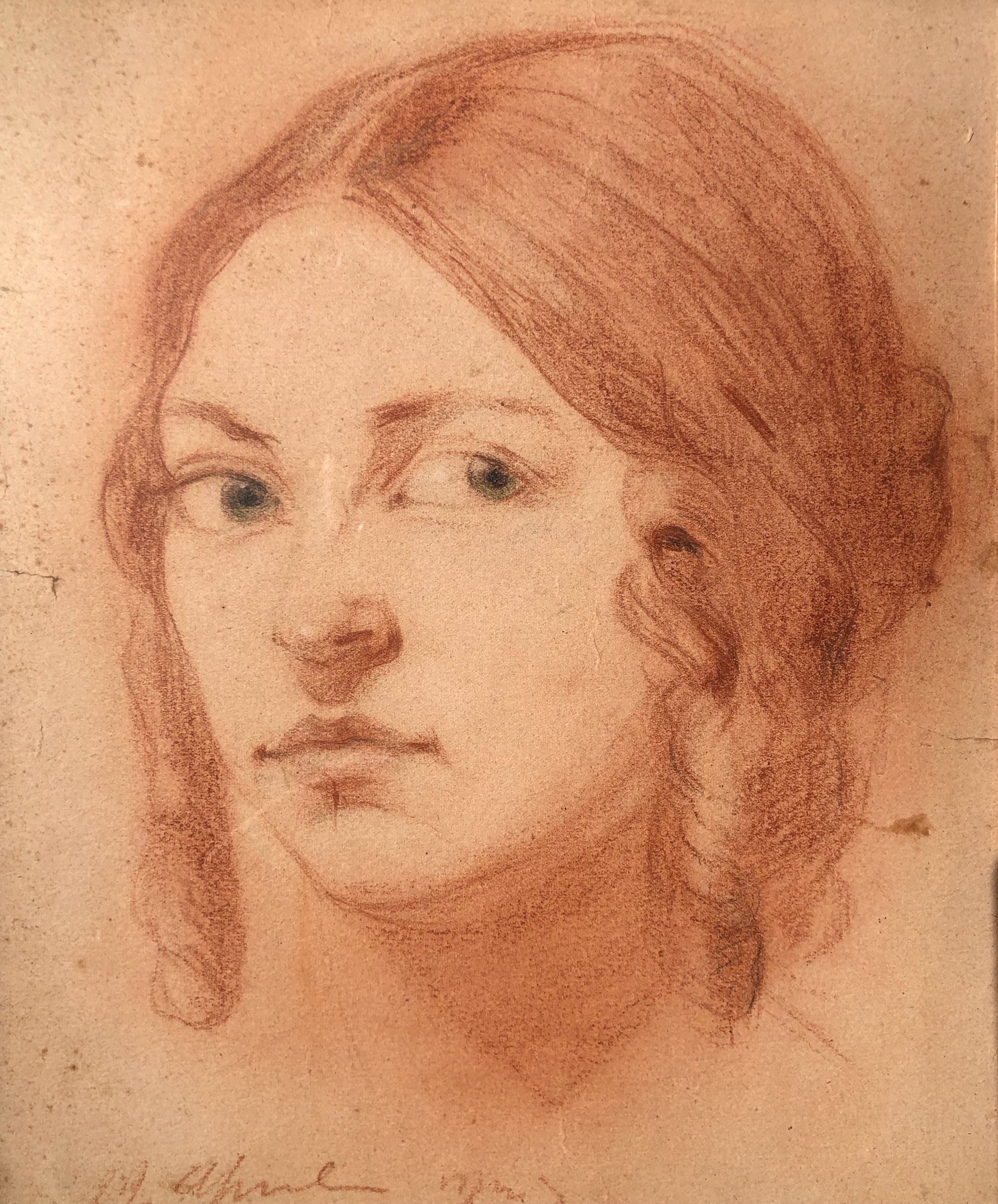Pittore del XIX Secolo, Ritratto di Fanciulla