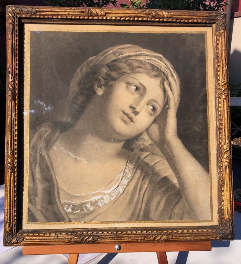ARTISTA NEOCLASSICO, XIX SECOLO, FANCIULLA CON ACCONCIATURA ALL’ANTICA  - Asta Art & Trouvailles. Oltre 200 lotti ad offerta libera - Cambi Casa d'Aste