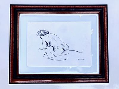 Carlo Scarpa, Studio di Nudo Visto di Schiena