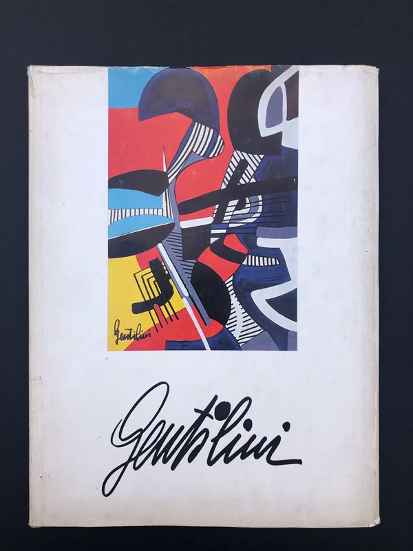 ALDO GENTILINI, MONOGRAFIA NUMERATA CON 2 DISEGNI AUTOGRAFI DELL’AUTORE