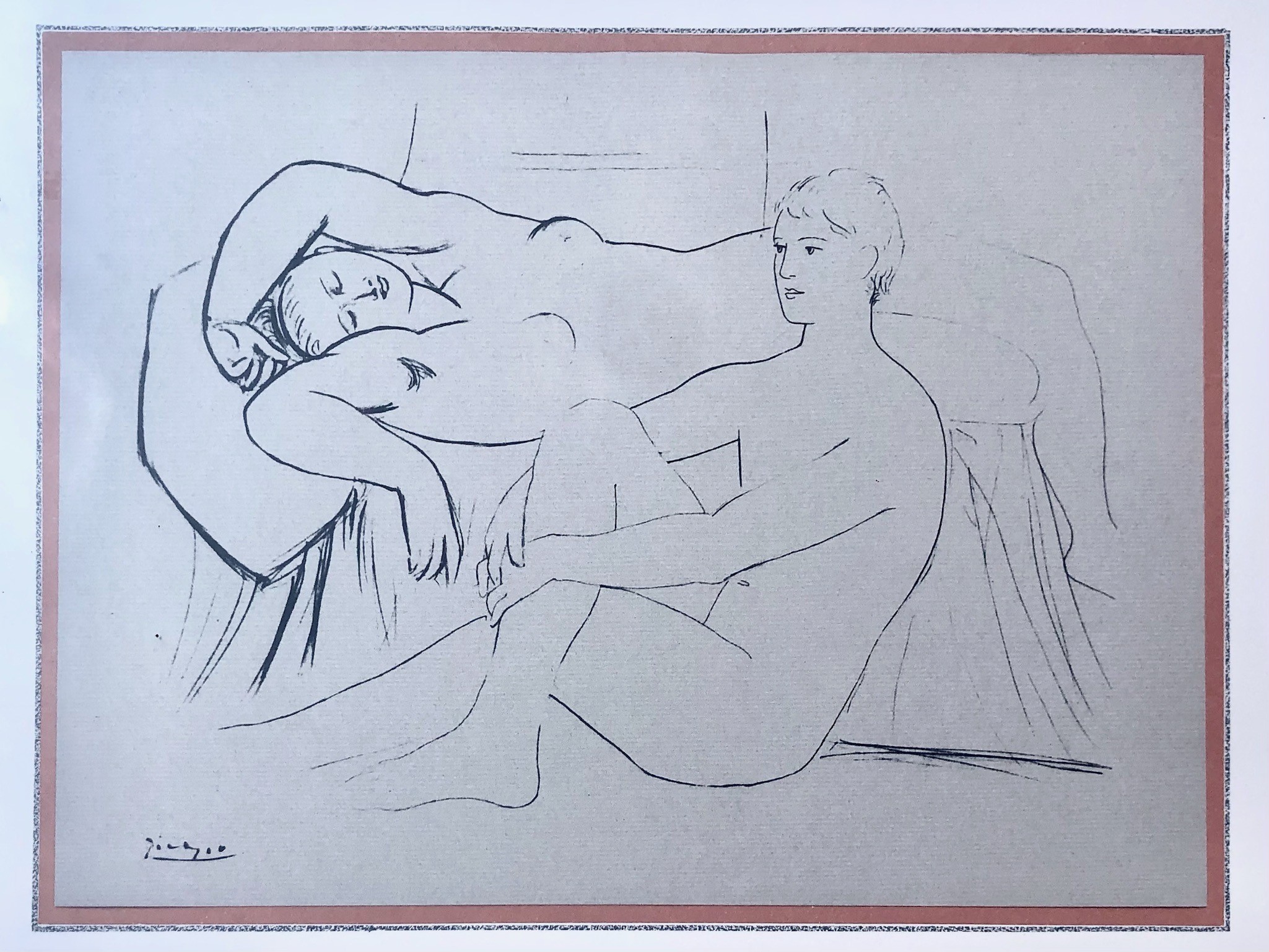 Pablo Picasso, Composizione con Due Nudi