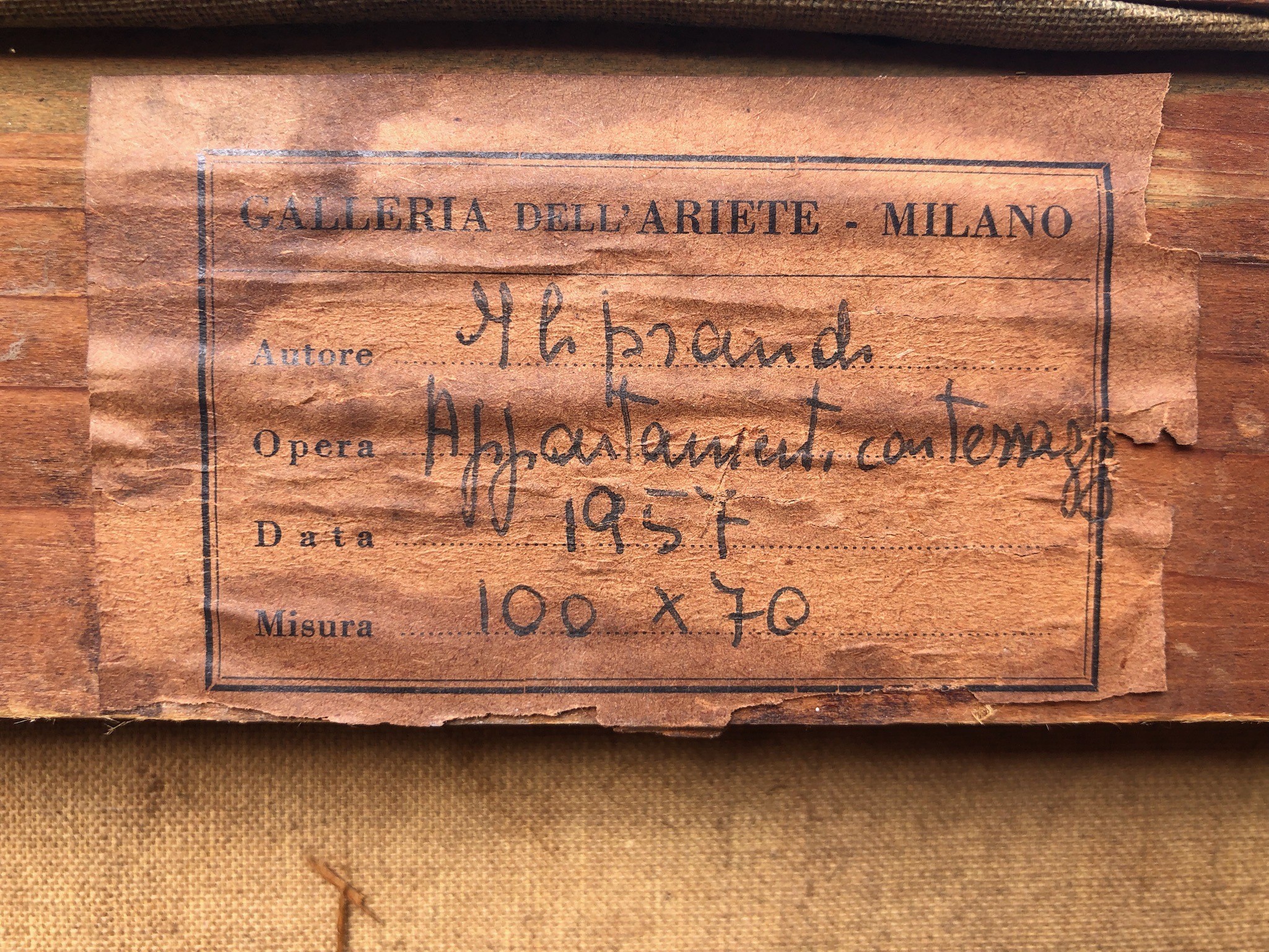 Giancarlo Iliprandi (milano 1925-2016), Appartamenti con Terrazze, 1957