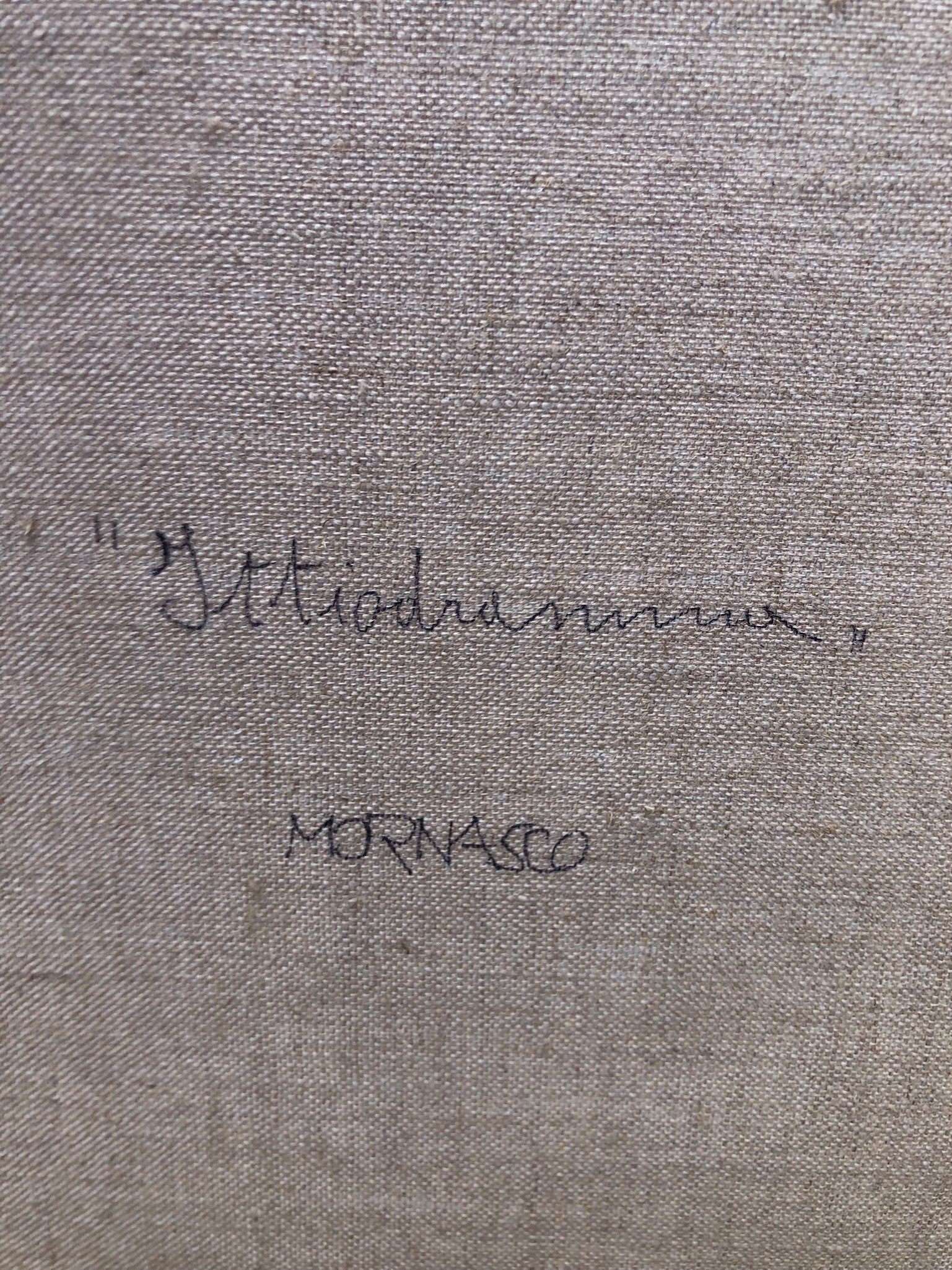 Mornasco (milano 1954), Ittiodramma. Grande Olio su Tela