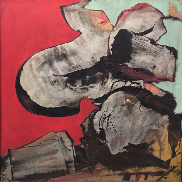 MARIO DIONISI (1939). GRANDE COMPOSIZIONE ASTRATTA 1968