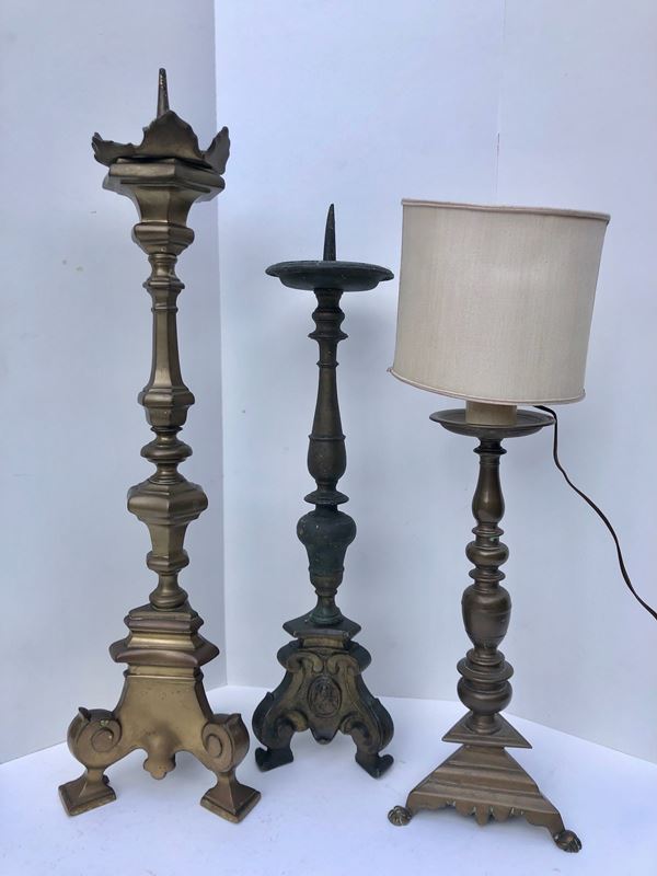 TRE CANDELIERI, , XVII-XVIII SECOLO