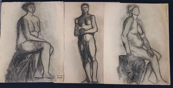 AUTORE DEL XX SECOLO CINQUE GRANDI NUDI