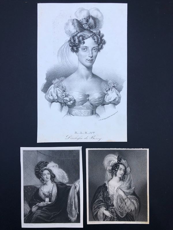 LOTTO DI STAMPE ROMANTICHE