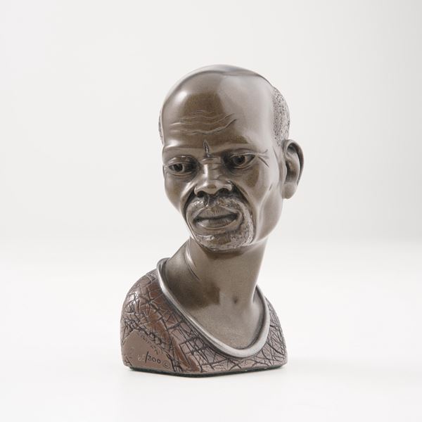 DARARE CASPER (1952 - 2001) BUSTO-RITRATTO IN METALLI DIVERSI, 1981