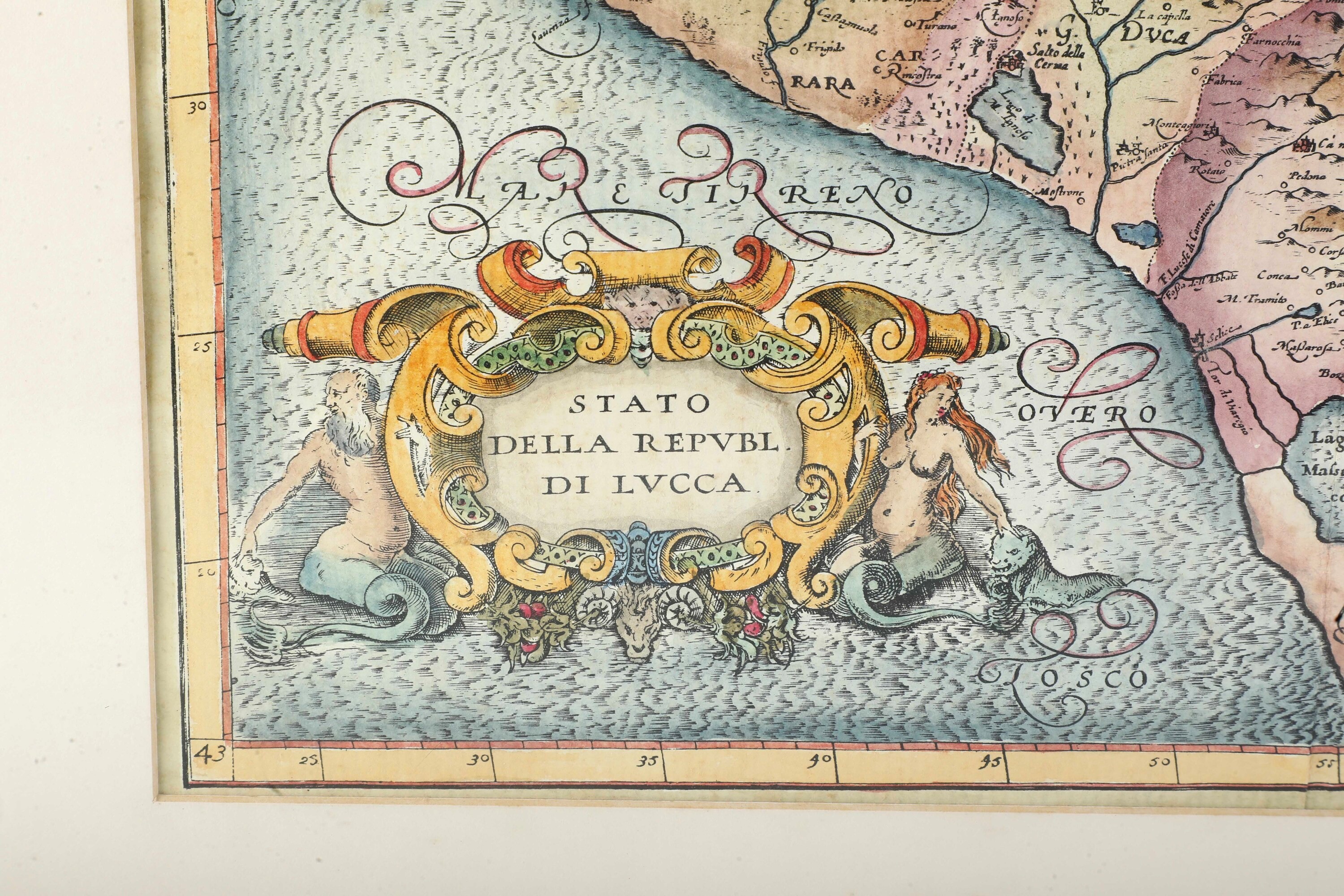 Magini, Giovanni Antonio, Carta geografica della Repubblica di Lucca, 1620-1630