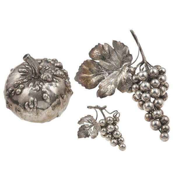 Three sterling 925 objects. Signed Mario Buccellati and M. Buccellati