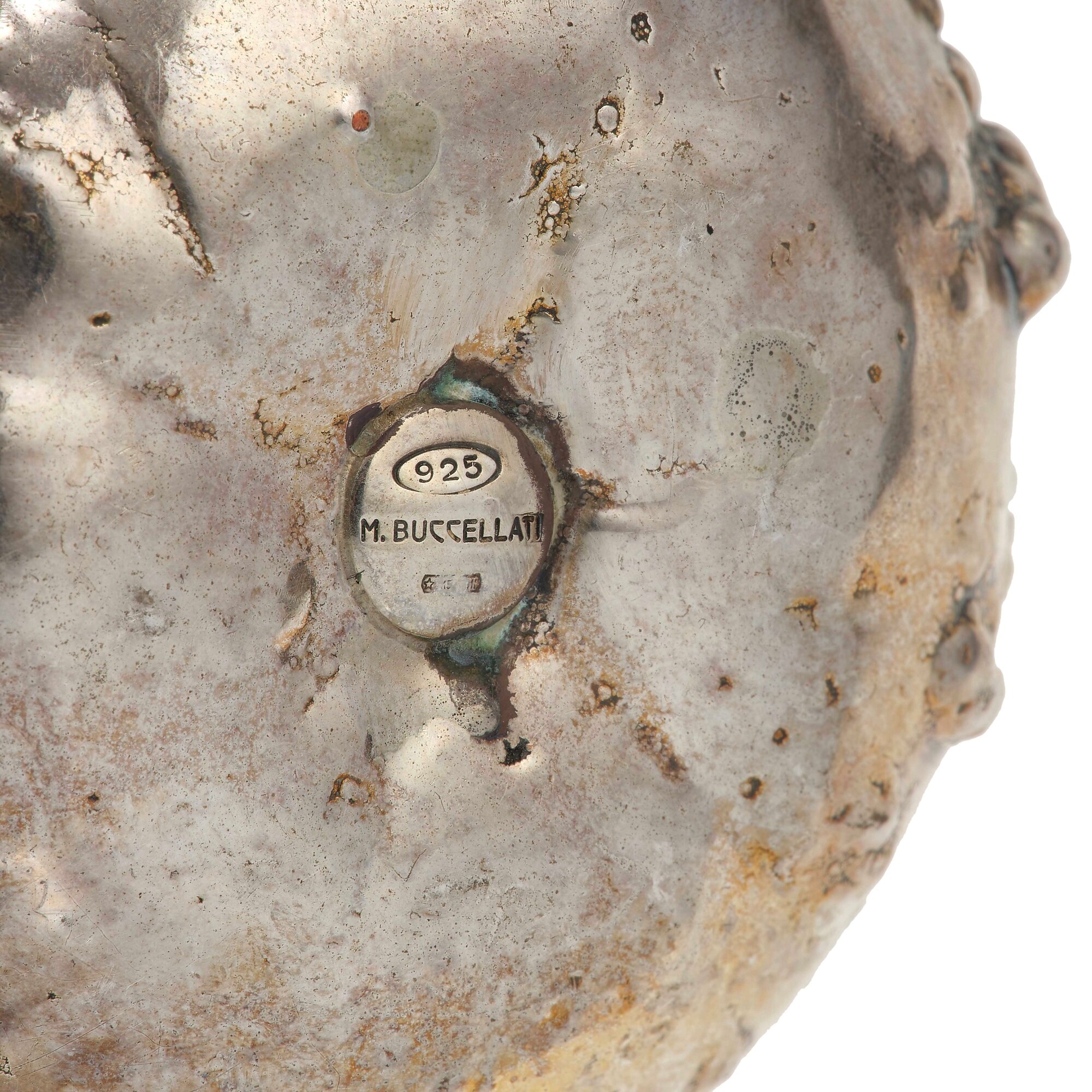 Lotto Composto da Due Frutti Firmati Mario Buccellati ed una Zucca Firmata M. Buccellati