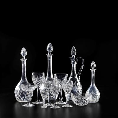 Servizio di Calici Francia, Manifattura Baccarat, Inizio del XX Secolo