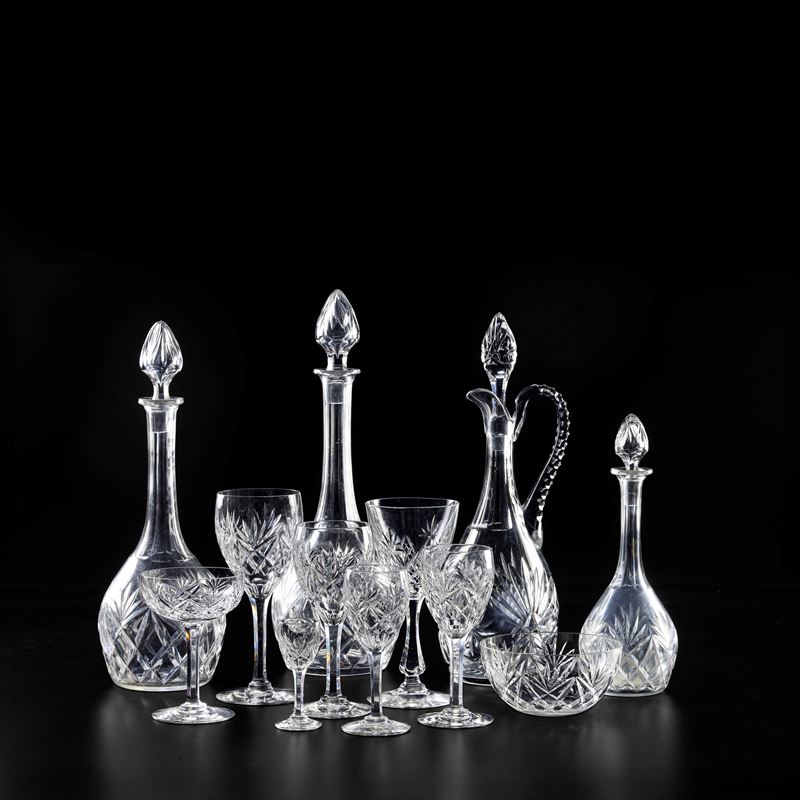 Servizio di calici Francia, Manifattura Baccarat, inizio del XX secolo   - Auction L'Art de la Table - Cambi Casa d'Aste