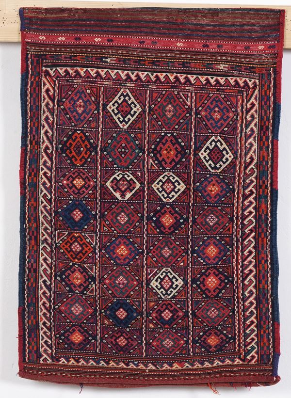 Sacca Shasavan,tecnica soumach fine XIX inizio XX secolo