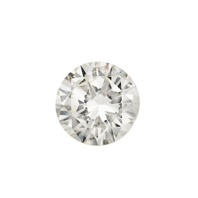 Diamante Taglio Brillante di Ct 3.48, Colore Q-r, Caratteristiche Interne Vs1, Fluorescenza Nulla